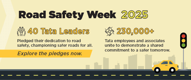 Tata group observes Road Safety Week 2025